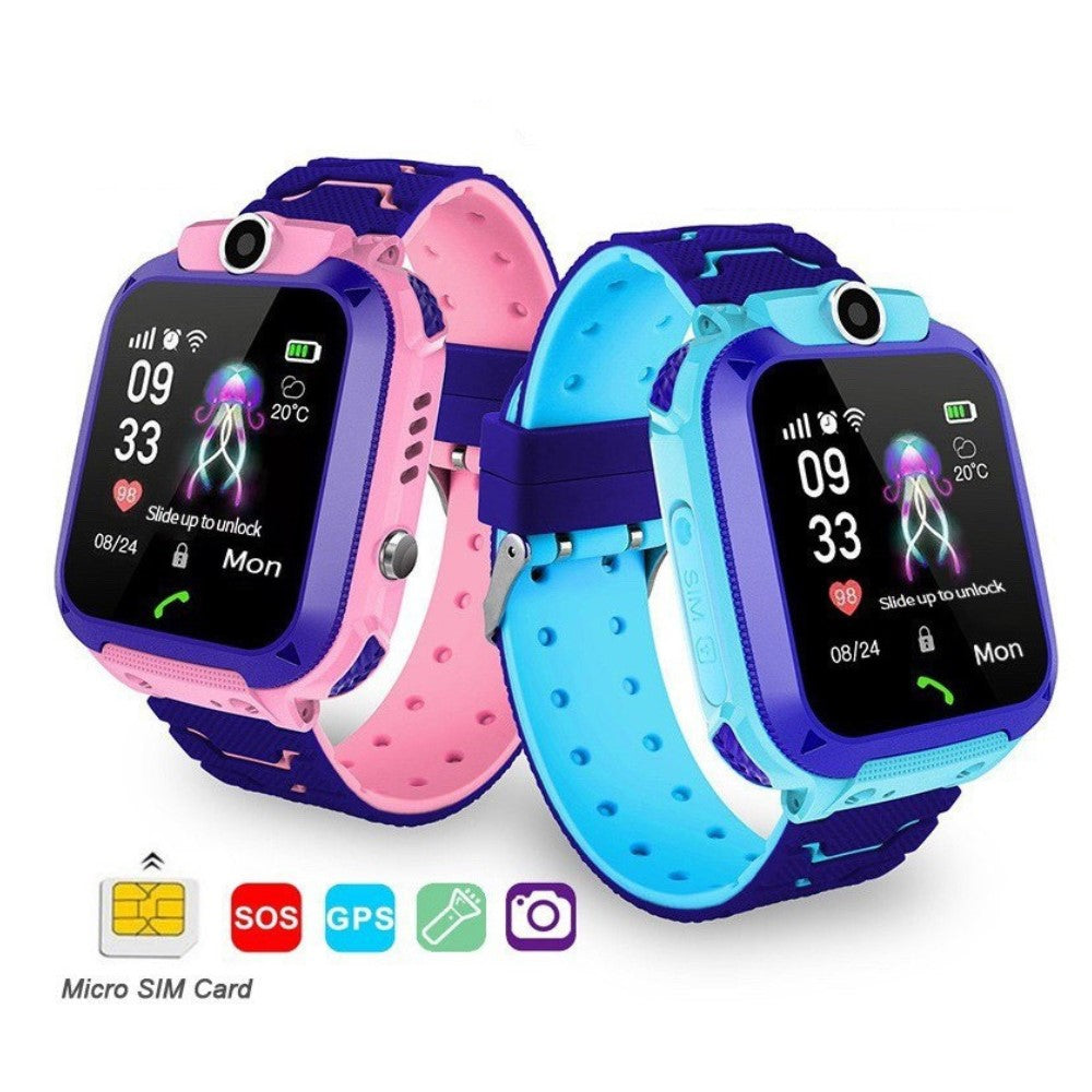 Kinder Smartwatch mit GPS-Tracking, wasserdicht, SOS-Funktion und Voice-Chat – Ideal für Kinder Sicherheit und Kommunikation