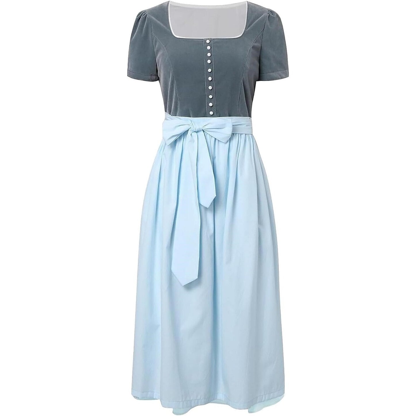 Klassisches Dirndlkleid – Oktoberfest | Trachtenkleid mit Schürze