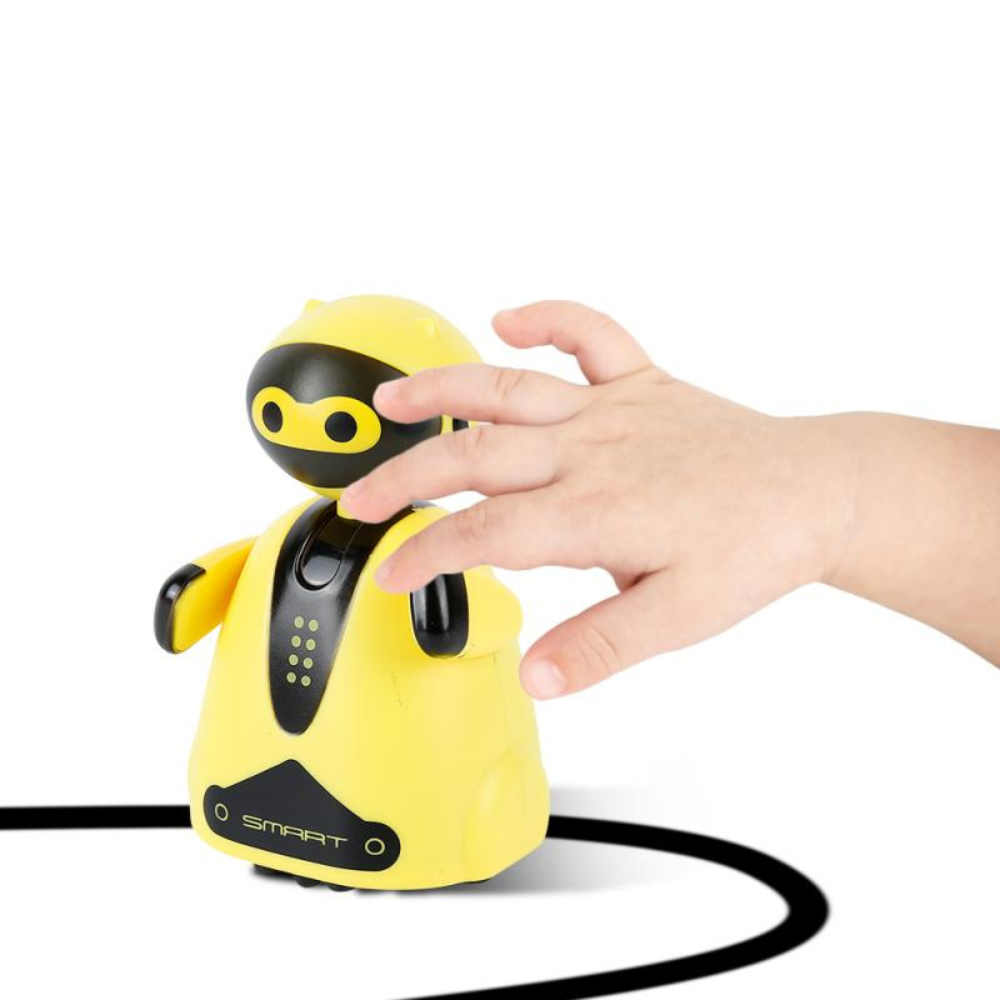 Kreativer Linienroboter für Kinder mit GRATIS-Marker – Fördert Kreativität und Feinmotorik, sicherer ABS-Kunststoff, ab 3 Jahren