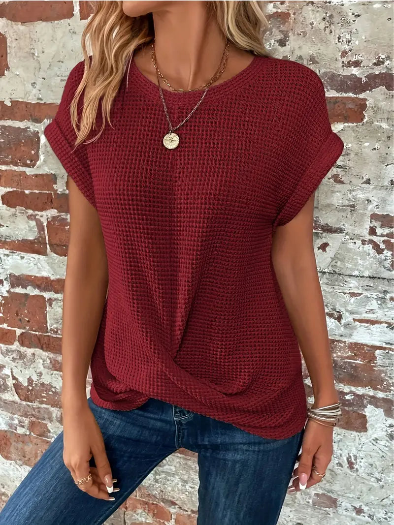 Kurzarm-T-Shirt | Oberteile Damen für Sommer und Freizeit
