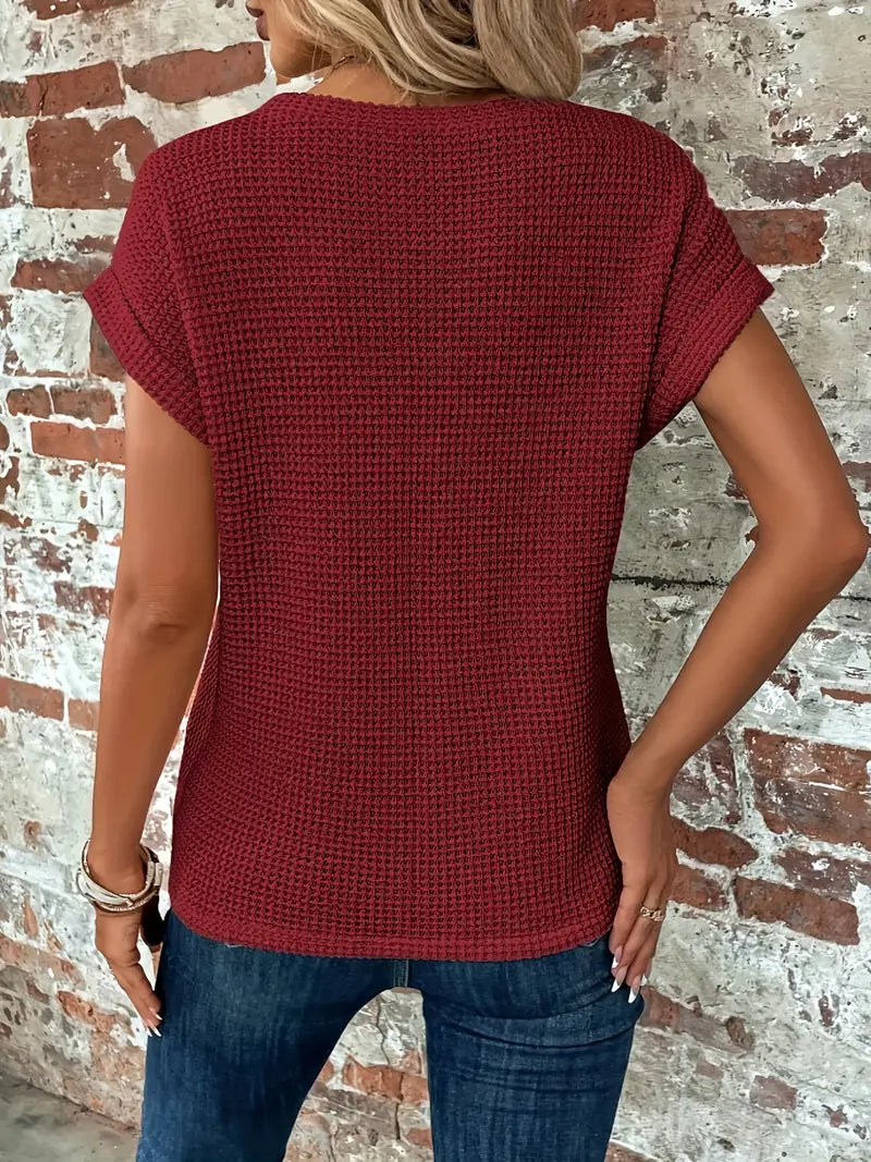 Kurzarm-T-Shirt | Oberteile Damen für Sommer und Freizeit