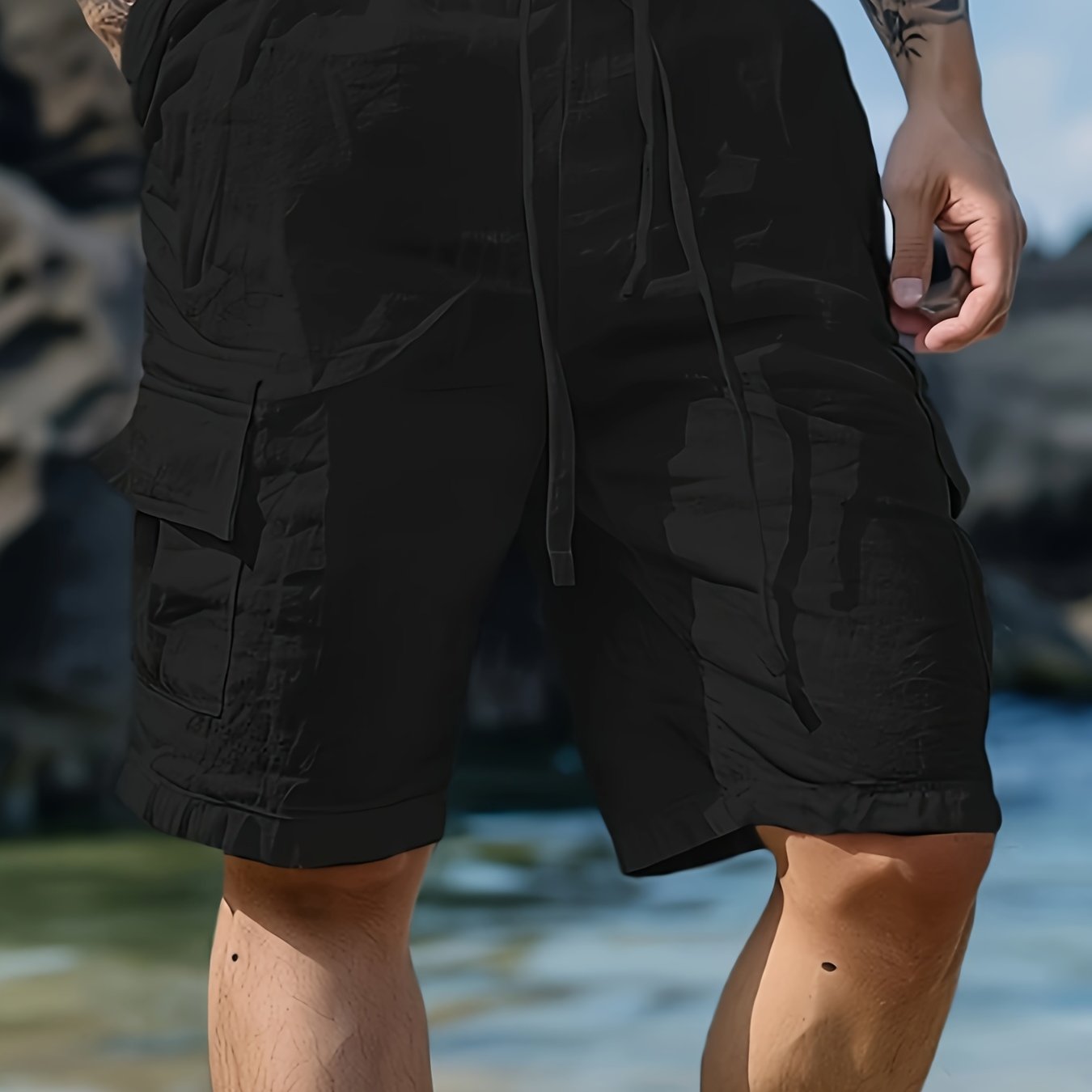 Kurze Hosen Herren | Shorts Für Herren Sommerbekleidung Mit Elastischem Bund