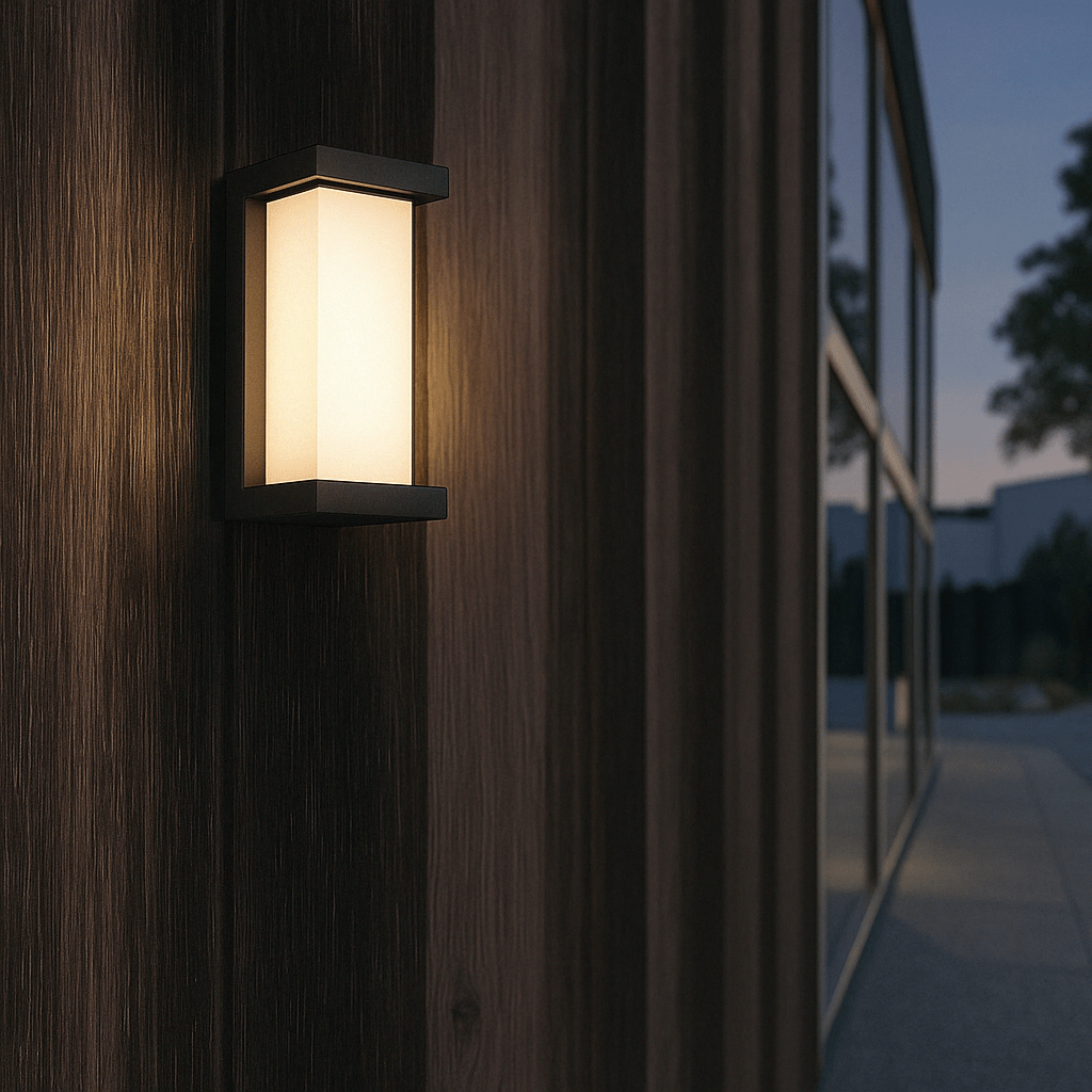 LED Außenwandleuchte mit PIR Bewegungsmelder | Außenbeleuchtung für Garten und Balkon