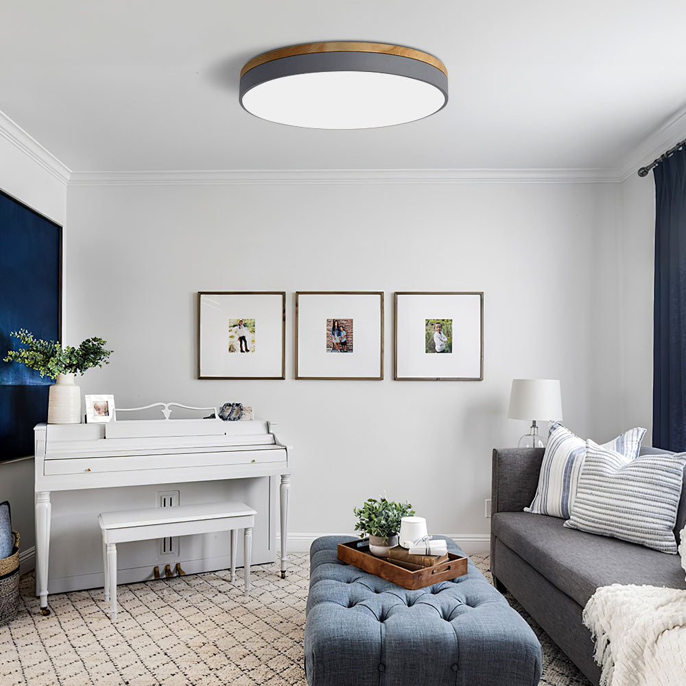 LED Deckenlampe | Deckenleuchte Wohnzimmer für moderne Wohnräume, energieeffizient, verstellbare Helligkeit