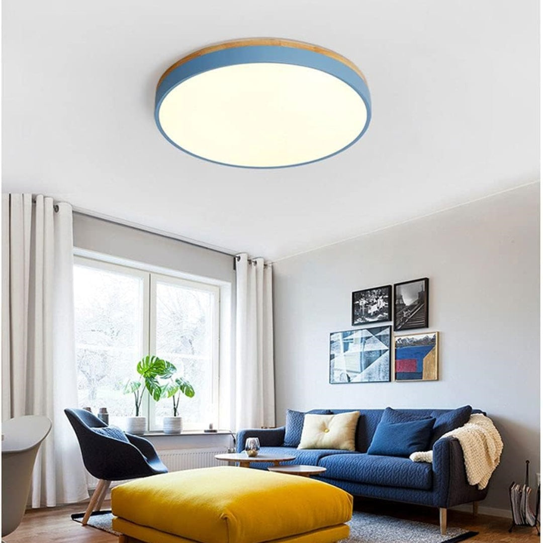 LED Deckenlampe | Deckenleuchte Wohnzimmer für moderne Wohnräume, energieeffizient, verstellbare Helligkeit