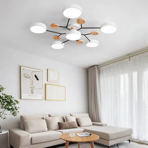 LED Deckenleuchte | Deckenlampe Wohnzimmer im Skandinavischen Design