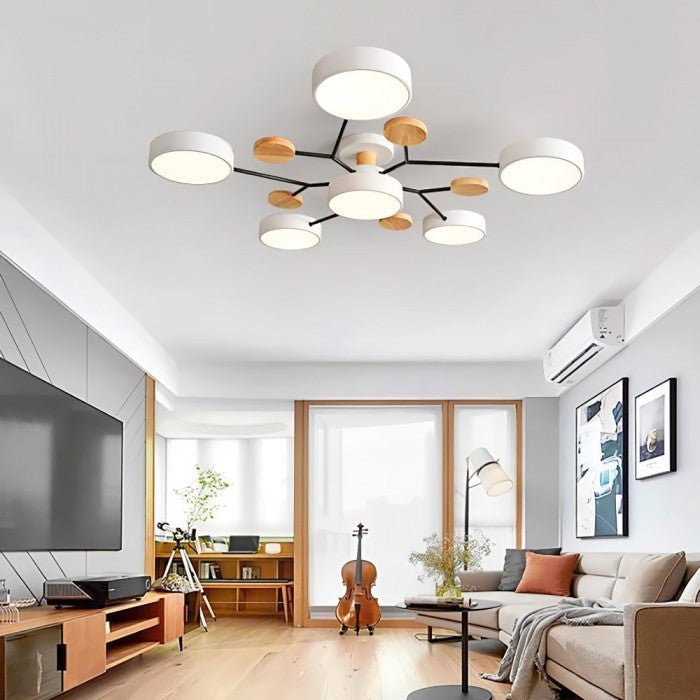 LED Deckenleuchte | Moderne Deckenlampe Wohnzimmer für stilvolle Lichtakzente