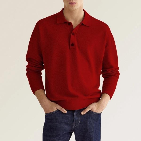 Langarm Poloshirt Herren | Bekleidung Herbst/Winter für Männer