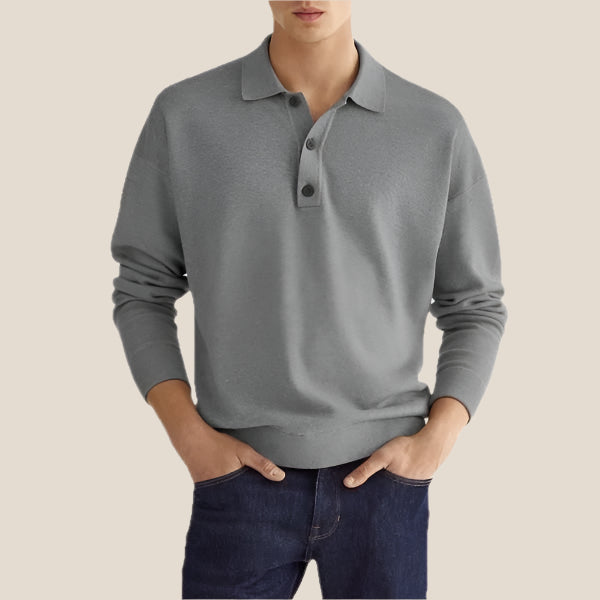 Langarm Poloshirt Herren | Bekleidung Herbst/Winter für Männer