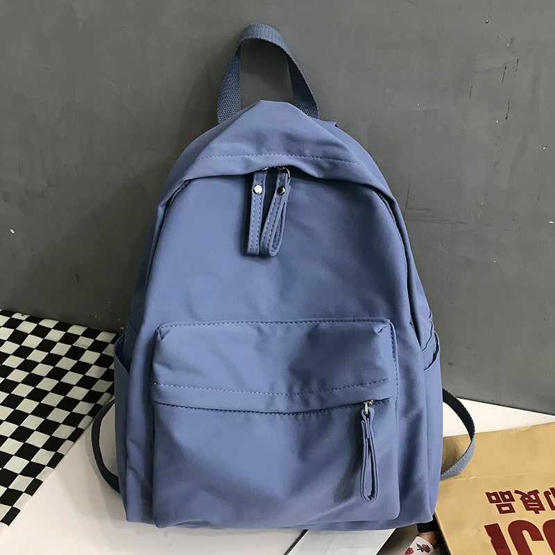 Leichter, faltbarer Schulrucksack aus Canvas – ideal für Schule und Reisen, mit verstellbaren Schultergurten