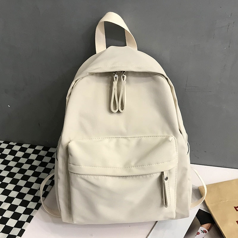 Leichter, faltbarer Schulrucksack aus Canvas – ideal für Schule und Reisen, mit verstellbaren Schultergurten