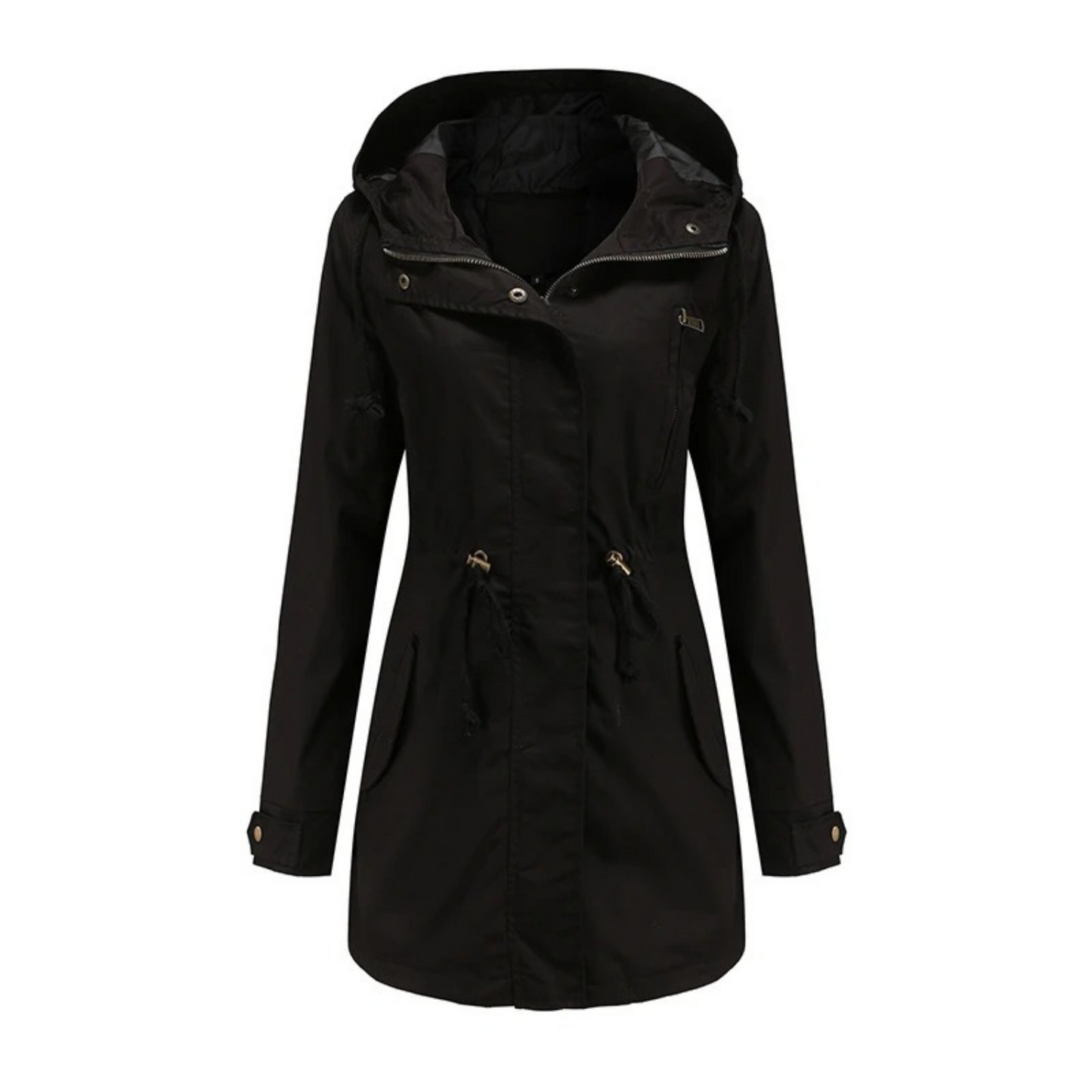 Leichter Wasserfester Damen Trenchcoat mit Eleganten Revers – Atmungsaktiv und Ideal für Sommerregen