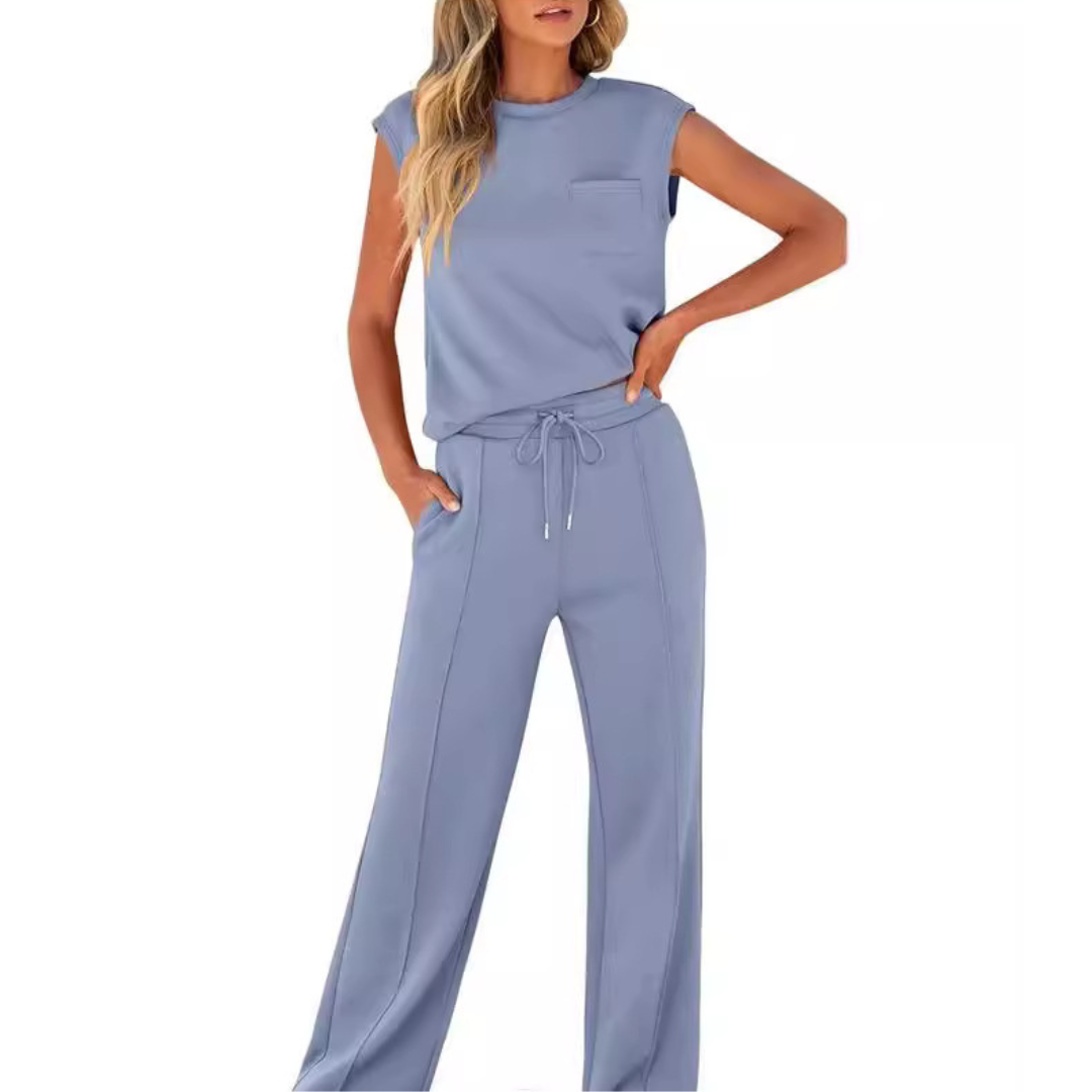 Lounge Set | Damenmode für Sommer | Entspanntes Freizeitoutfit