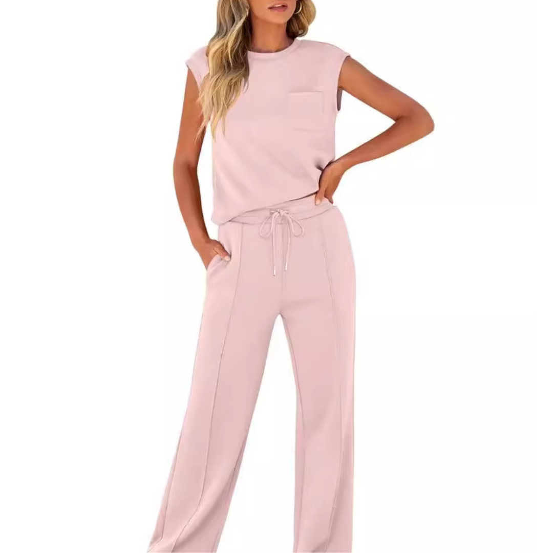 Lounge Set | Damenmode für Sommer | Entspanntes Freizeitoutfit