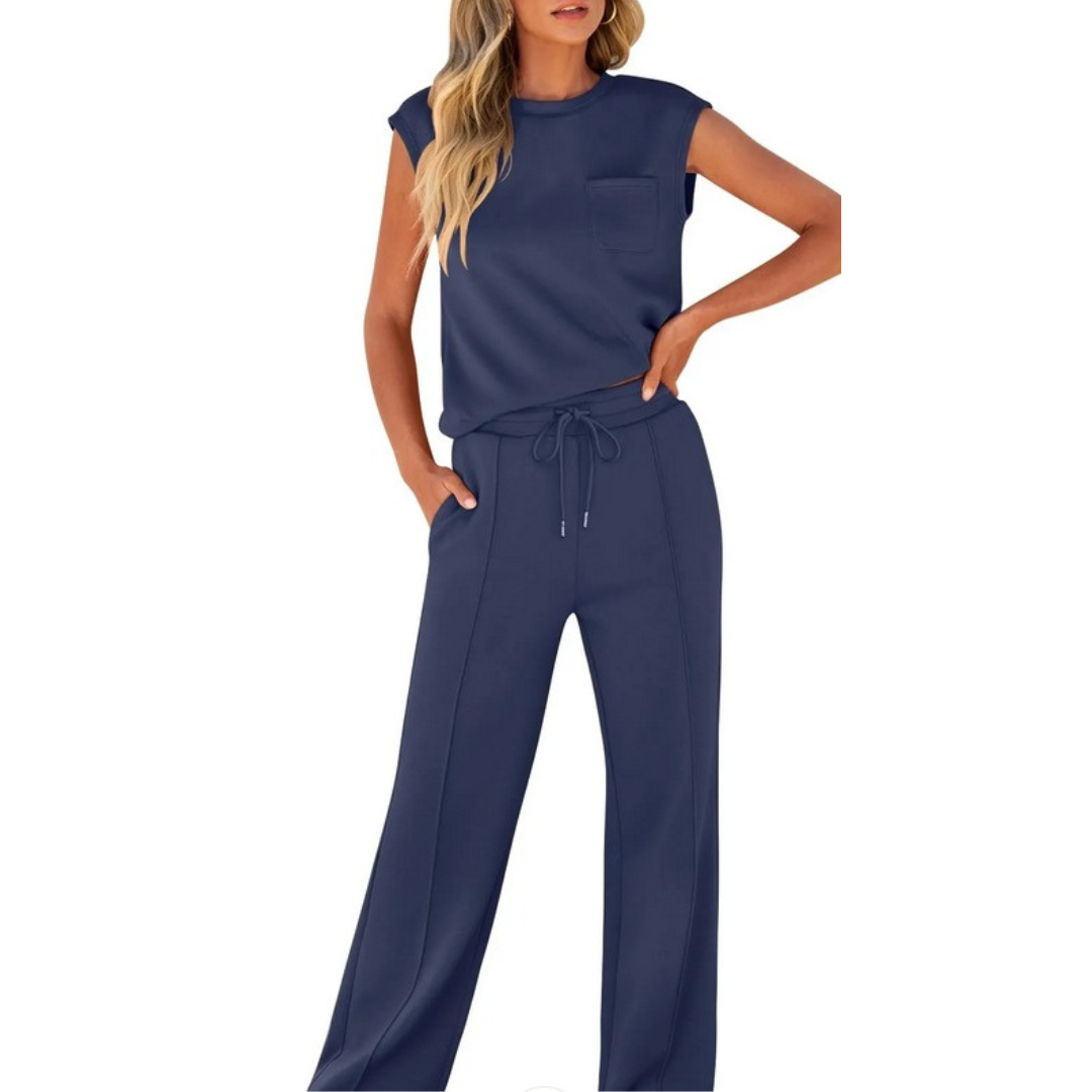 Lounge Set | Damenmode für Sommer | Entspanntes Freizeitoutfit