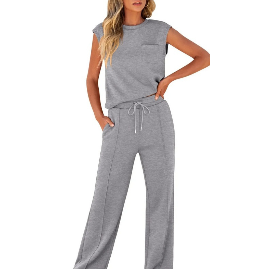 Lounge Set | Damenmode für Sommer | Entspanntes Freizeitoutfit