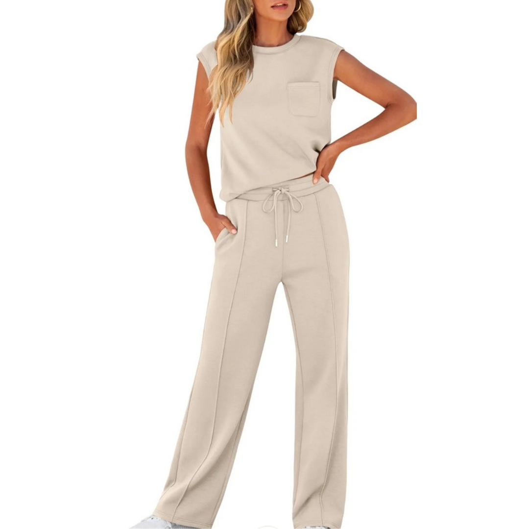 Lounge Set | Damenmode für Sommer | Entspanntes Freizeitoutfit