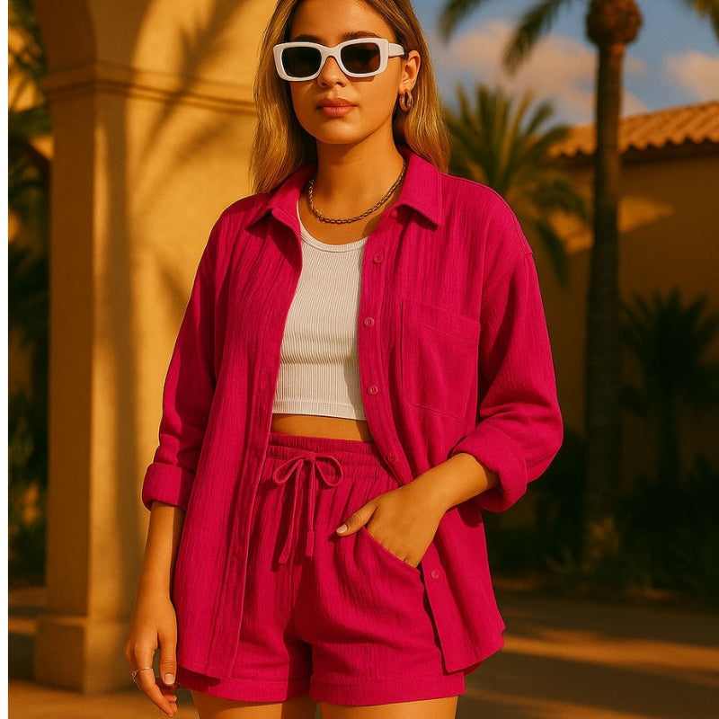Loungewear Set Damen | Sommermode für entspannte Tage