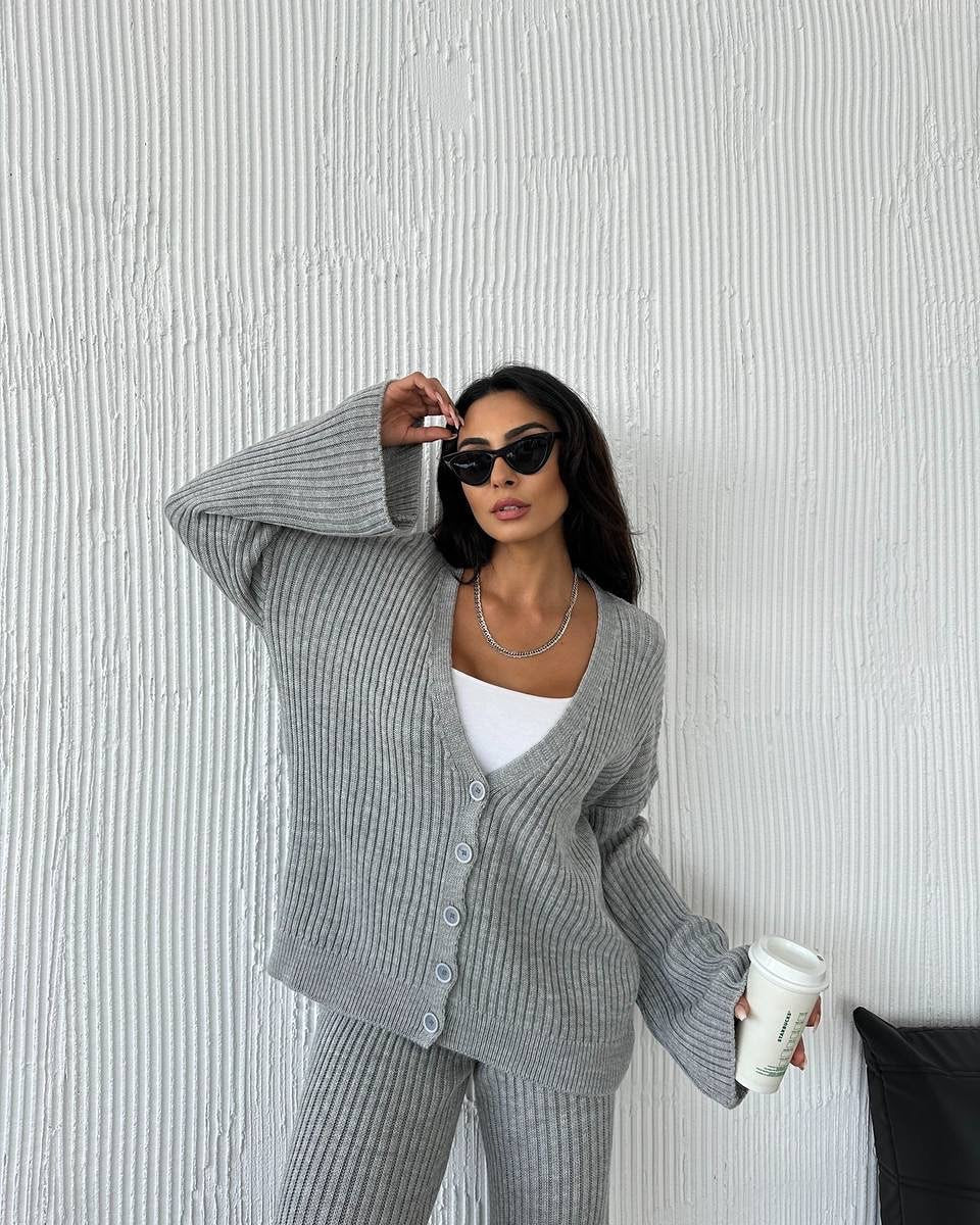 Loungewear Set Damen | Strickmode Für Freizeit Und Zuhause