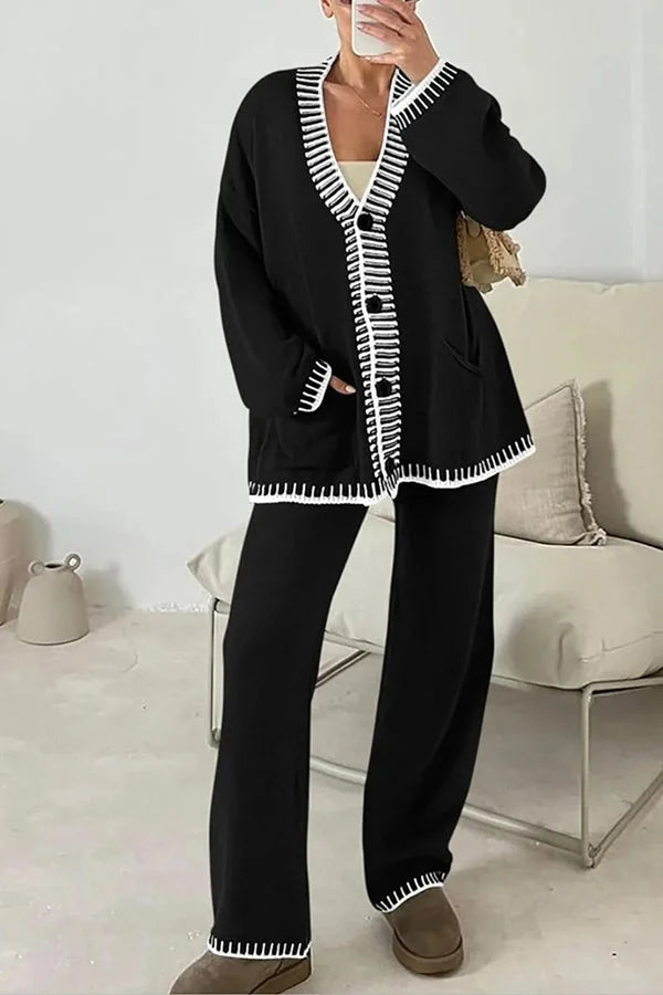 Loungewear Set | 2-teiliges Set für Damen für Freizeit und Zuhause