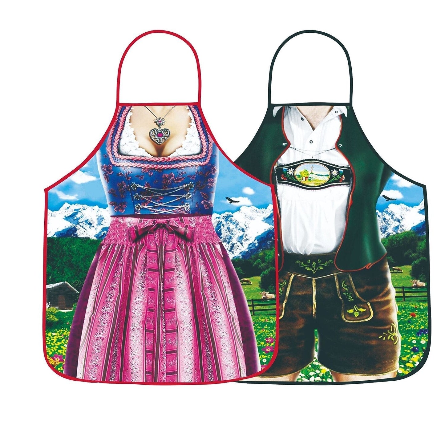 Lustige Oktoberfestschürzen – Trachtenlook | Perfekt für Paare mit Humor