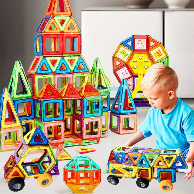 Magnetische Bausteine für Kinder – kreatives Spielzeug zur Förderung der Fantasie und Motorik