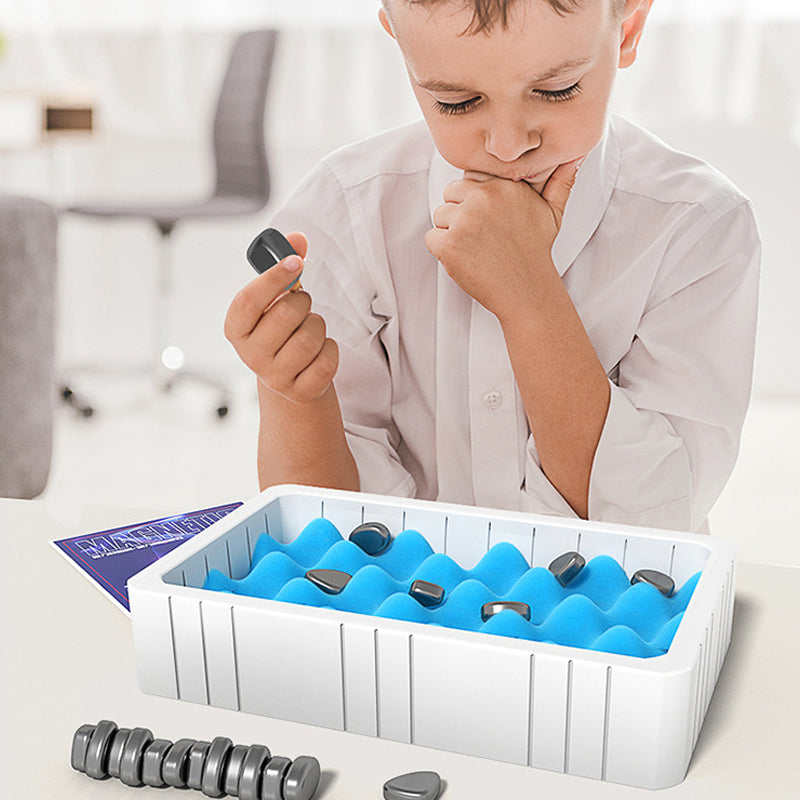 Magnetisches Schachspiel für Kinder – Lernspielzeug zur Förderung von Strategie und Konzentration, Ideal für Schach spielen unterwegs