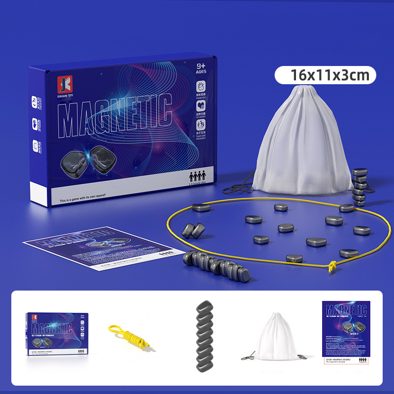 Magnetisches Schachspiel für Kinder – Lernspielzeug zur Förderung von Strategie und Konzentration, Ideal für Schach spielen unterwegs