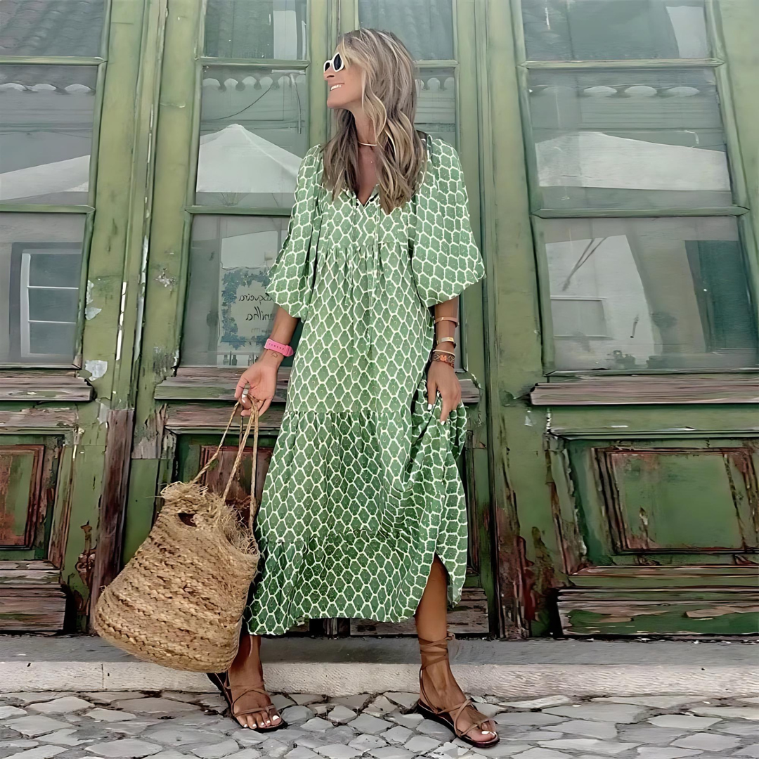 Maxi Kleid | Damenmode für Sommer Gartenpartys und Brunches