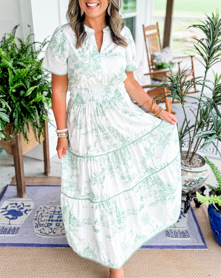 Maxi Kleid | Frühling Gartenpartys Damenmode