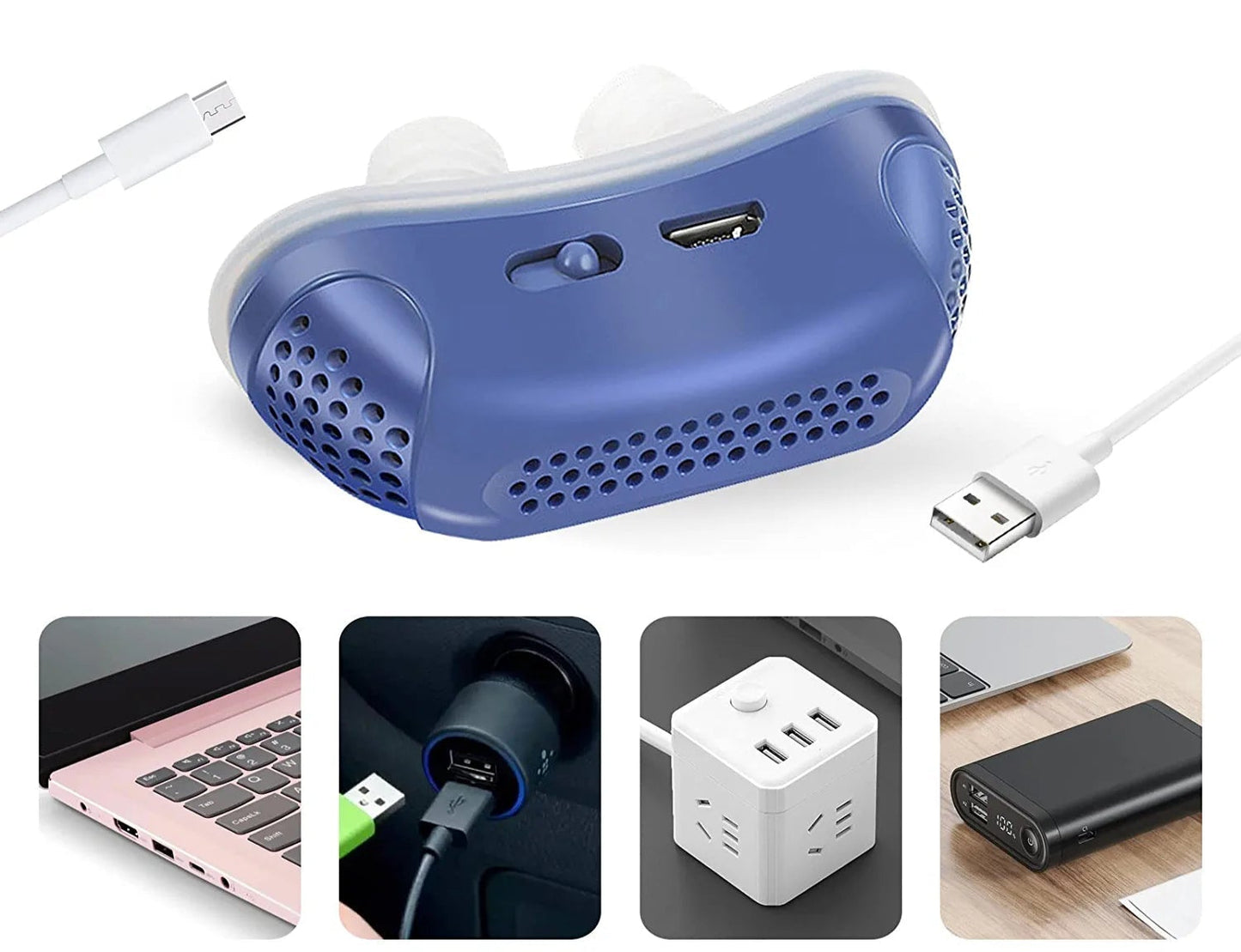 Micro CPAP Schlafapnoe-Gerät für Reisen & gegen Schnarchen - CPAP-Alternative