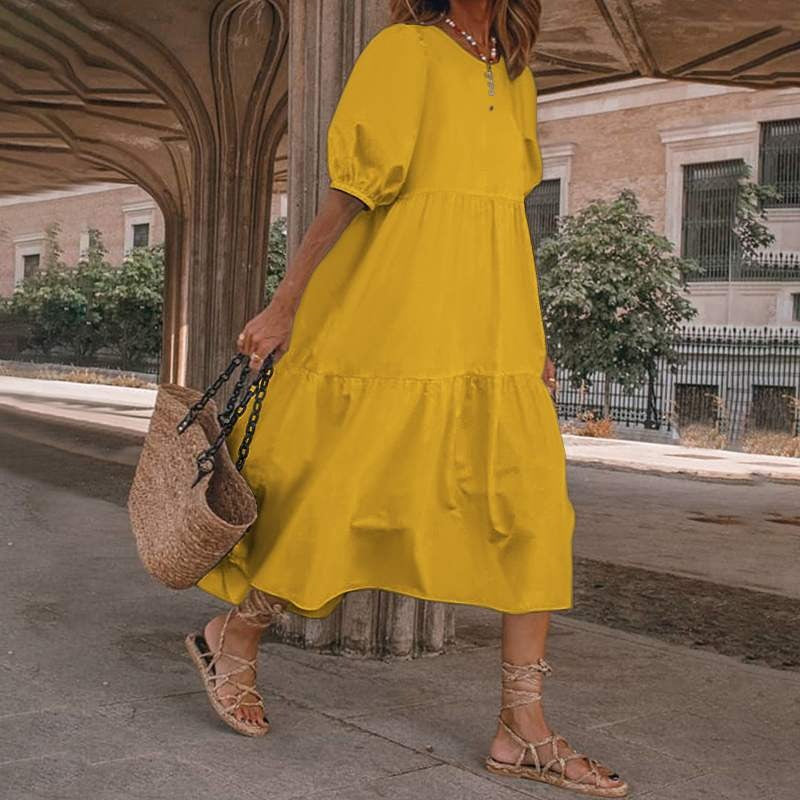 Midi Kleid | Kleider Damen Frühling/Sommer