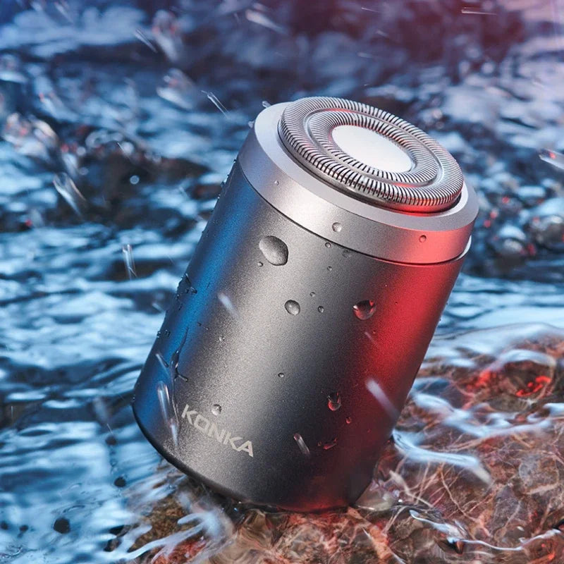 Mini rasoir électrique pour rasage humide et sec – compact et portable