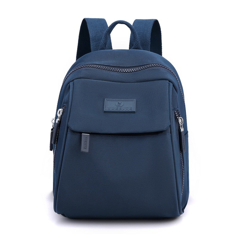 Mini Rucksack Damen – Leichter Tagesrucksack mit Mehreren Fächern und Verstellbaren Trägern – Ideal für Reisen und Schule