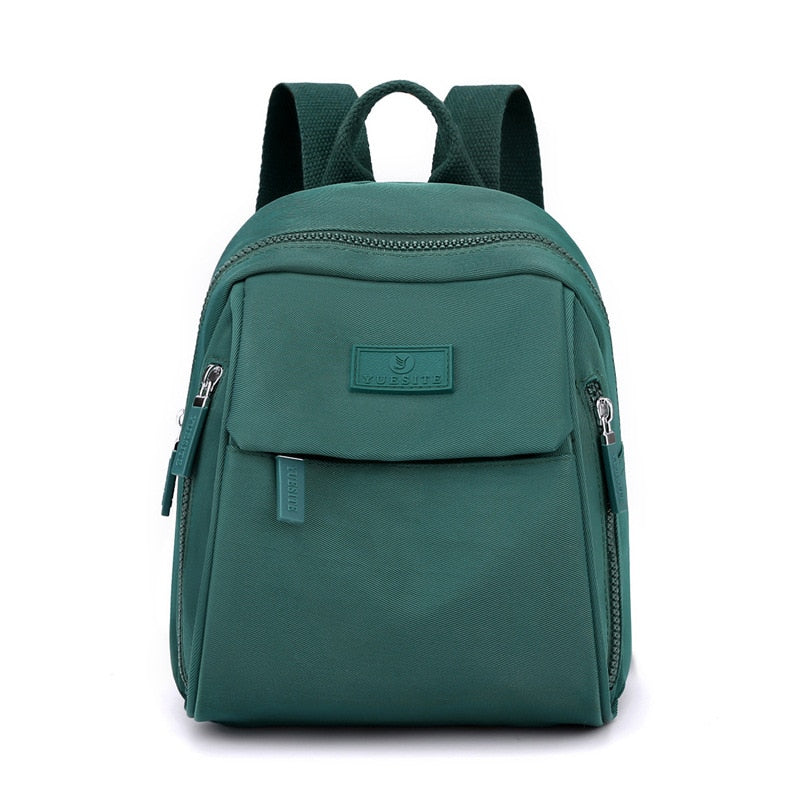 Mini Rucksack Damen – Leichter Tagesrucksack mit Mehreren Fächern und Verstellbaren Trägern – Ideal für Reisen und Schule