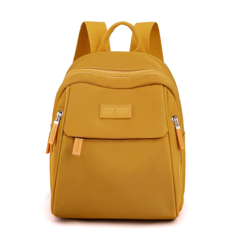 Mini Rucksack Damen – Leichter Tagesrucksack mit Mehreren Fächern und Verstellbaren Trägern – Ideal für Reisen und Schule