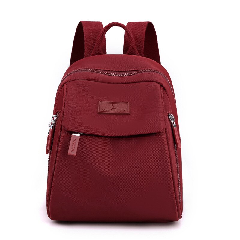 Mini Rucksack Damen – Leichter Tagesrucksack mit Mehreren Fächern und Verstellbaren Trägern – Ideal für Reisen und Schule