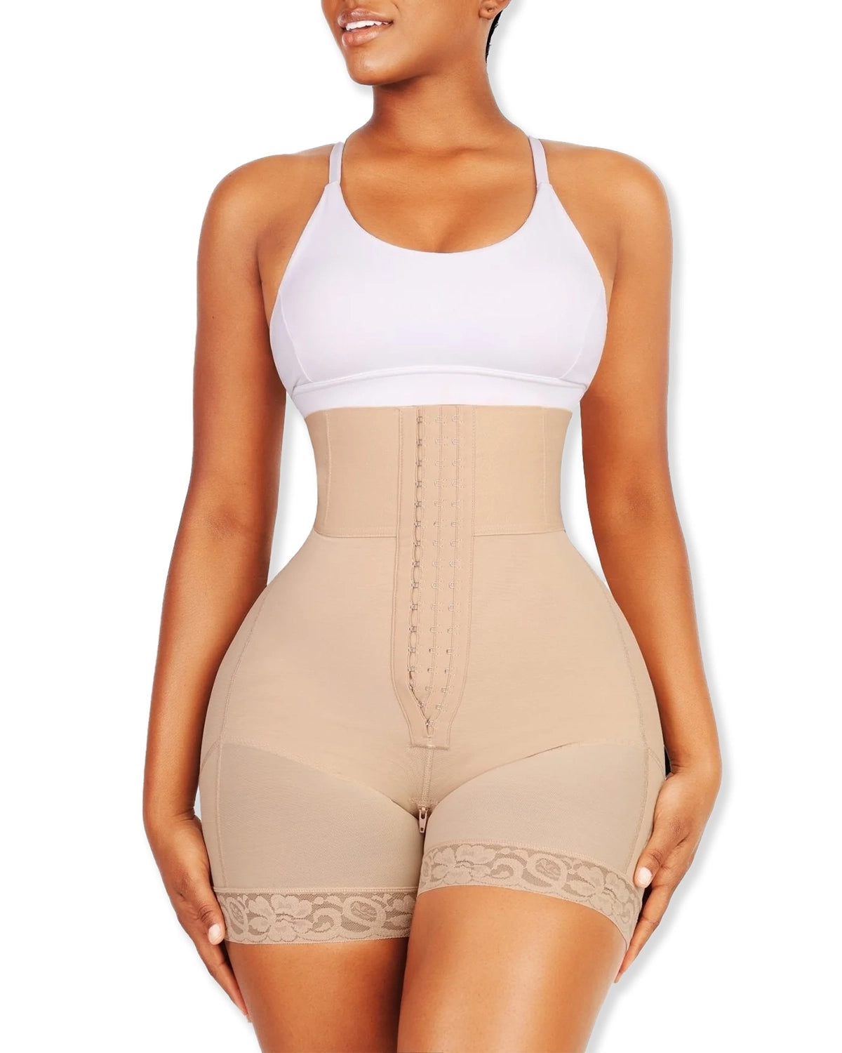 Nahtlose Body-Shaper-Shorts mit Bauch-weg-Effekt und Hüftformung – bequem und rutschfest, ideal für den Alltag und besondere Anlässe.