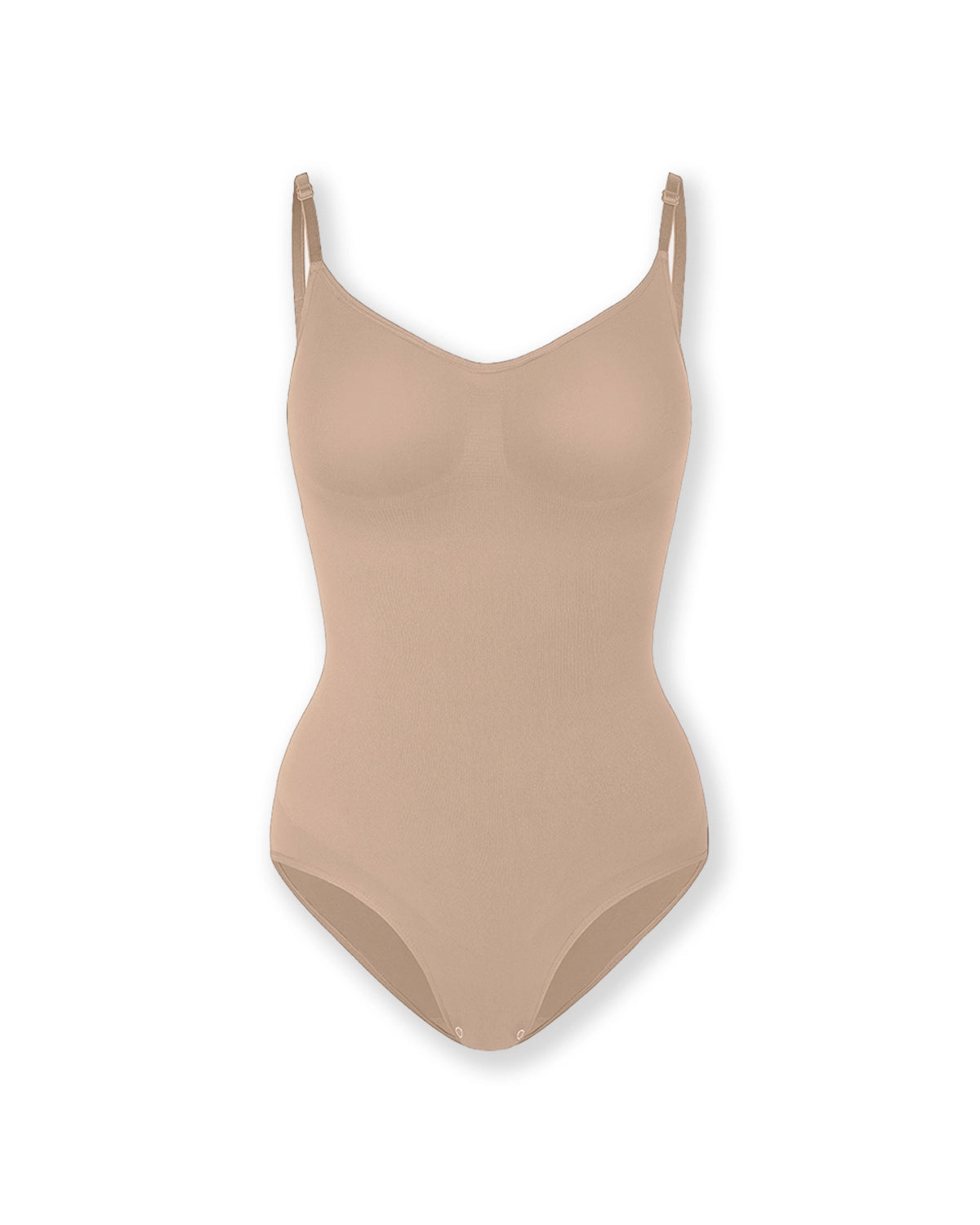 Nahtloser Shapewear Body mit 3D-Ausschnitt – Komfortable Figurformung, Verstellbare Schultergurte, Atmungsaktives Material