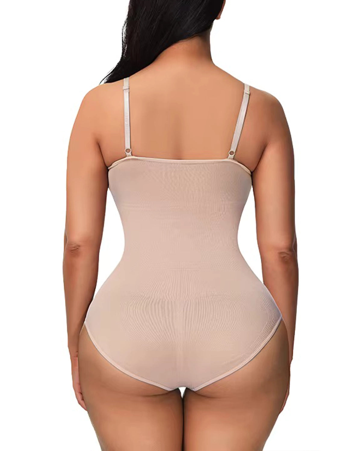 Nahtloser Shapewear Body mit 3D-Ausschnitt – Komfortable Figurformung, Verstellbare Schultergurte, Atmungsaktives Material