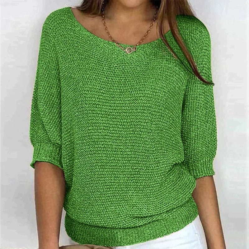 Oberteile Damen | Cosy Knit Top für Damen, Alle Jahreszeiten, Stil und Komfort