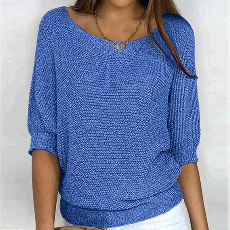 Oberteile Damen | Cosy Knit Top für Damen, Alle Jahreszeiten, Stil und Komfort