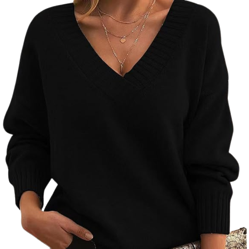 Pullover Damen | V-Ausschnitt Wintermode für Damen