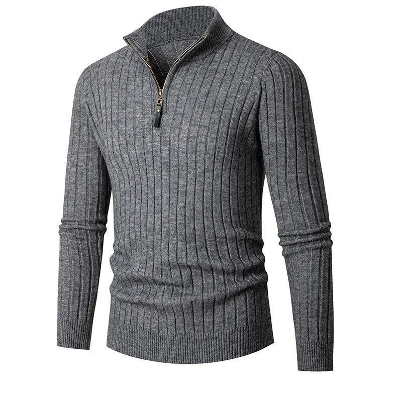 Pullover Herren | Half-Zip Pullover für Herbst und Winter