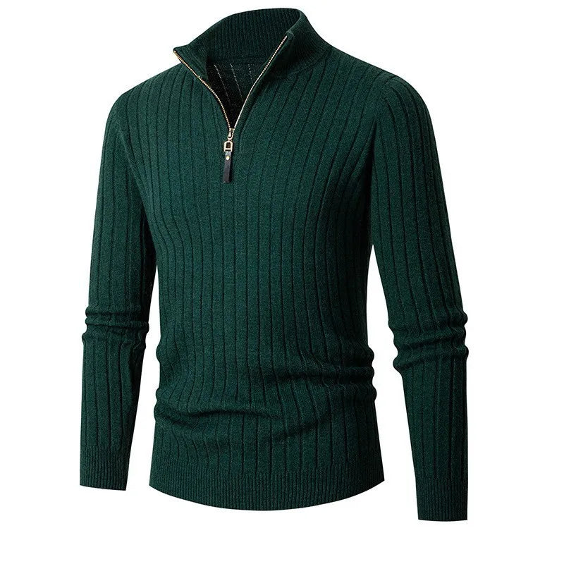 Pullover Herren | Half-Zip Pullover für Herbst und Winter