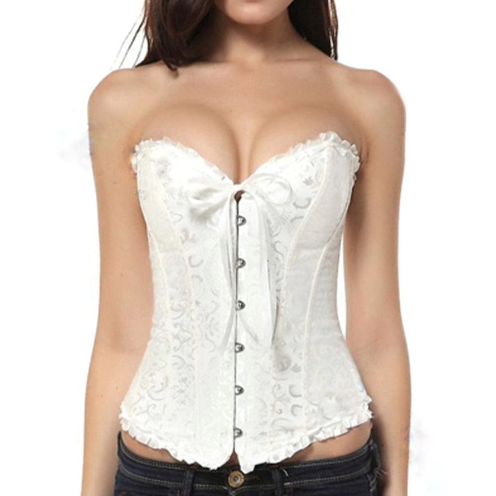 Retro Korsett mit Knochen für Damen – Verstellbarer Taillentrainer für skulptierte Silhouette