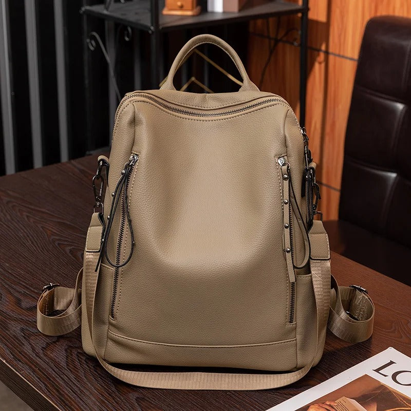 Rucksack | Leder Rucksack Damen für Alltag und Reisen