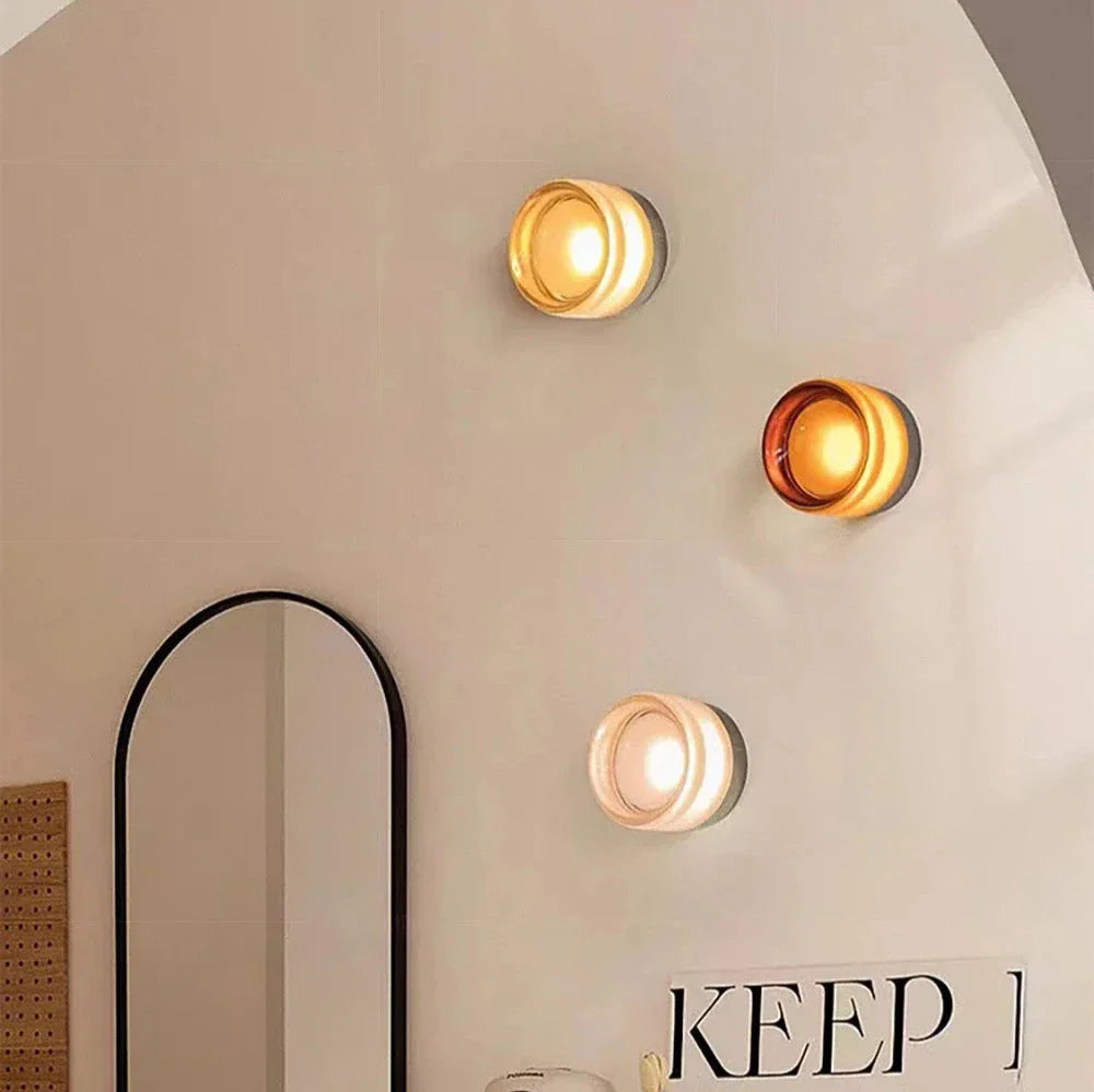 Runde Wandleuchte | Moderne Wandlampe für stilvolle Innenräume