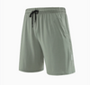 Schnelltrockende Sportshorts für Herren mit Elastischer Taille und Reißverschlusstaschen – Bequeme Trainingshose