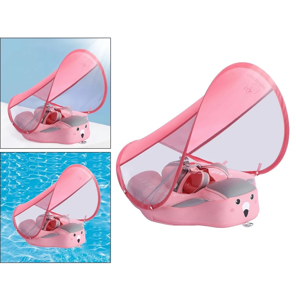 Schwimmtrainer für Kinder mit Auftrieb – Sicheres und Bequemes Aufblasbares Design für 3-24 Monate